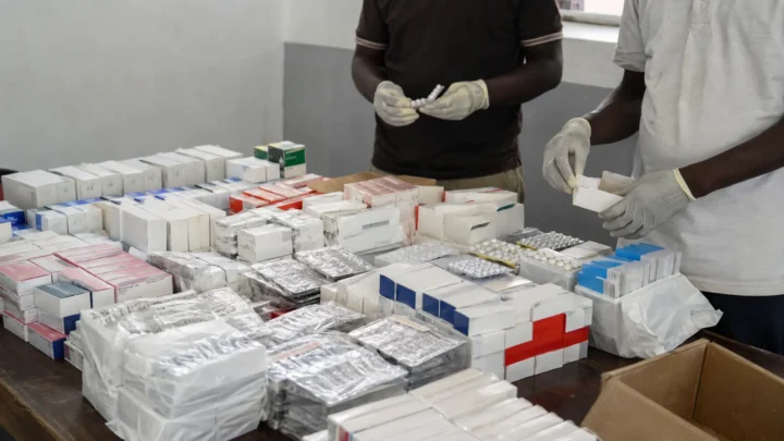Médicaments présumés falsifiés saisis à Dassa-Zoumè au Bénin