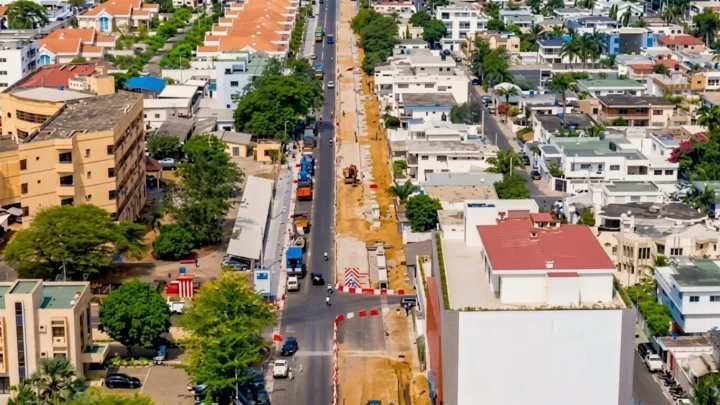 Travaux de réhabilitation avenue Jean-Paul II Cotonou août 2026