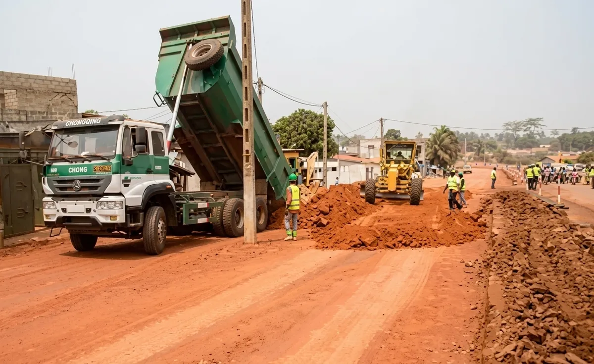 chantier de reconstruction